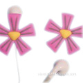 sweet style pink flower mode 3D silicone earphone Charms